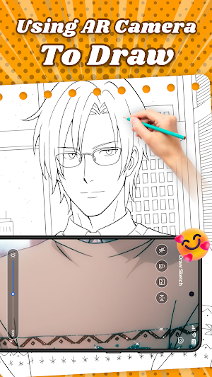 AR Anime Sketch Drawing Screenshot 2