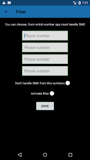 Auto-forward SMS to Email or Cloud Screenshot 2