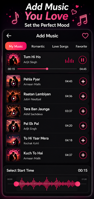 Love Video Maker with Song Screenshot 2