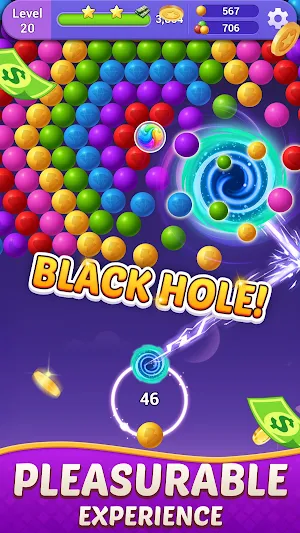 Bubble Shooter Lunar Pop Screenshot 3