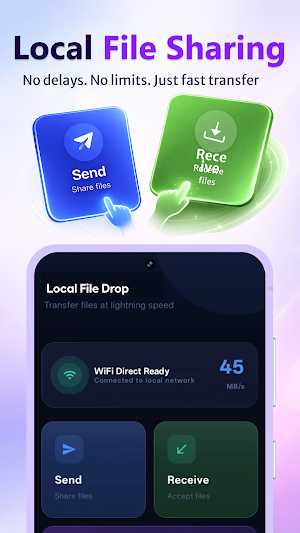Local File Drop: WiFi Transfer Screenshot 0