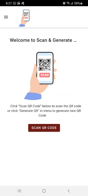 Scan & Generate QR Codes Screenshot 0