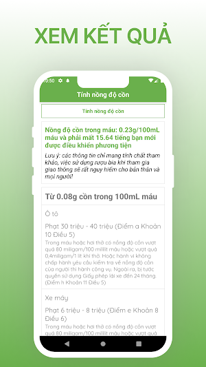 Đo Nồng Độ Cồn Screenshot 1