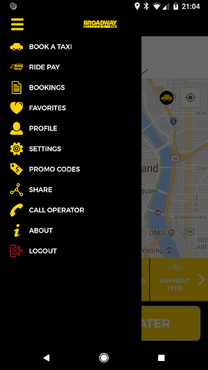 Broadway Cab Screenshot 1