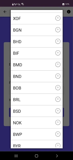 Currency exchange Screenshot 0