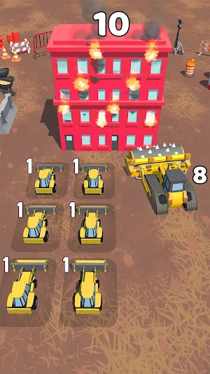 Merge Destruction: City Smash Screenshot 1