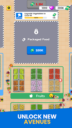 Idle Supermarket Empire Screenshot 2
