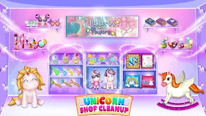 Unicorn Shop Cleanup Screenshot 1