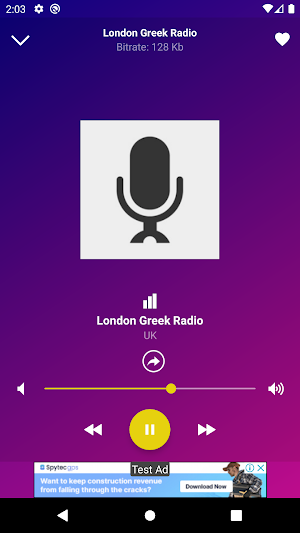 London Greek Radio UK App Screenshot 0