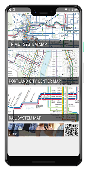 PORTLAND TRIMET TRANSPORT MAPS Screenshot 0