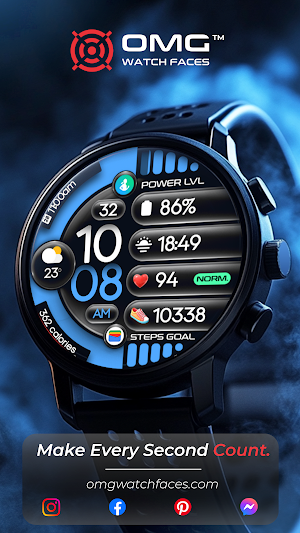 OMG 230 - Digital Watch Face Screenshot 0
