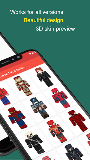 Multiverse Hero Skins for MCPE Screenshot 1