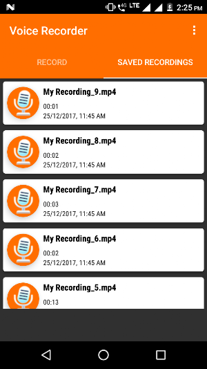 Voice Recorder Screenshot 1