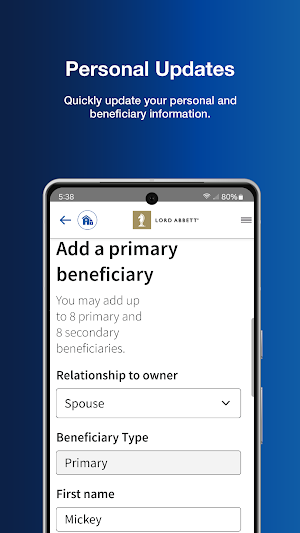 Lord Abbett Shareholder App Screenshot 2