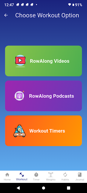 RowAlong: Journal & Training Screenshot 1