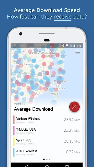 LTE Speed Coverage Map Screenshot 1