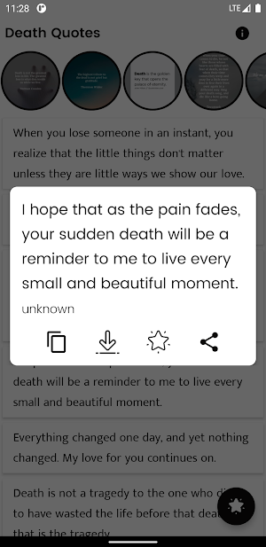 Death Quotes and Sayings Screenshot 3