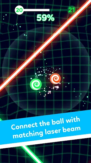 Balls VS Lasers: A Reflex Game Screenshot 1
