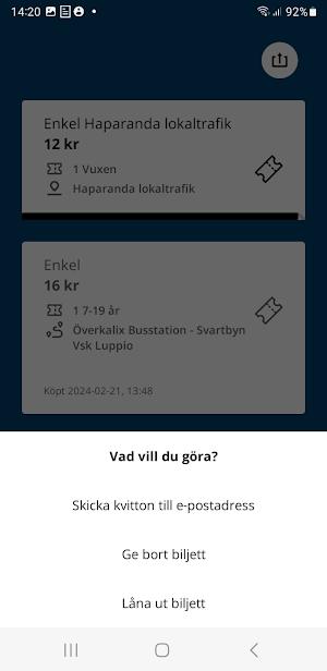 Länstrafiken Norrbotten Screenshot 3