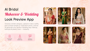 AI Bridal Look Try-On App Screenshot 0