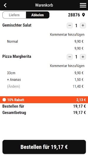 Pizza&Pasta Oyten Screenshot 1