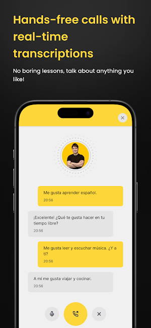 Teacher AI - Language Practice Screenshot 1
