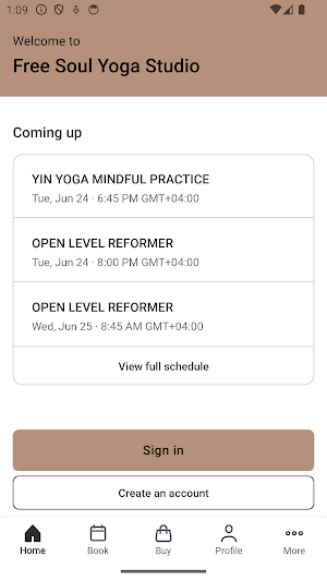 Free Soul Yoga Studio Screenshot 1