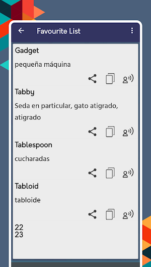 English To Spanish Words Dictionary - Translator Screenshot 3