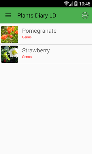 Plants Diary Screenshot 1