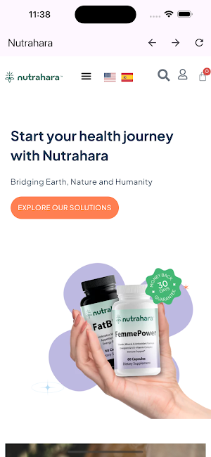 Nutrahara - Women's Health App Screenshot 0