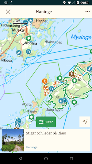 Haninge Naturkarta Screenshot 2