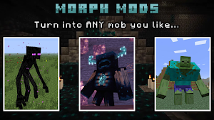 Morph into Mobs: Minecraft Mod Screenshot 0