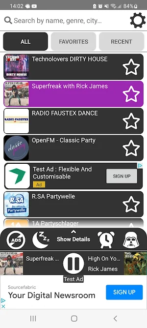 Party Radios Screenshot 0