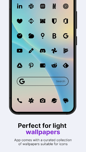 Lena Black - Glyph Icon Pack Screenshot 1