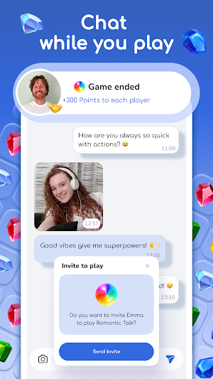 Match-3 & Chat: Romantic Talk Screenshot 1