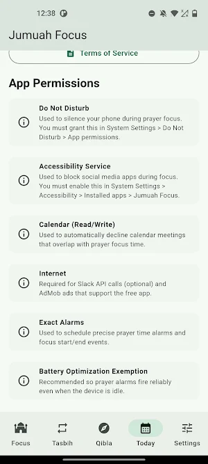 Jumuah Focus Screenshot 1