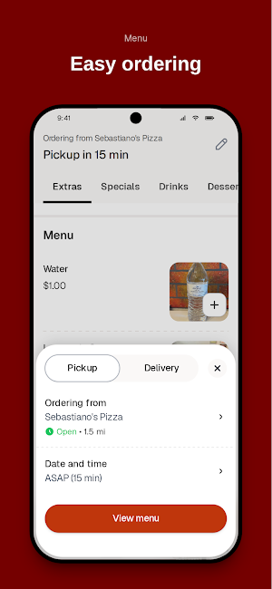 Sebastianos Pizza Screenshot 2