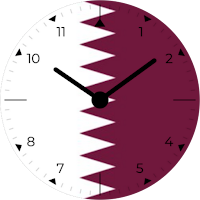 Qatar Analog Watch Face