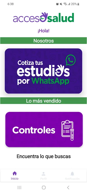 Acceso Salud Screenshot 0