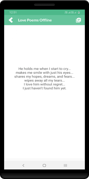 Love Poems Offline Screenshot 3