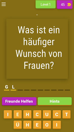 Wunsch Quiz Screenshot 0