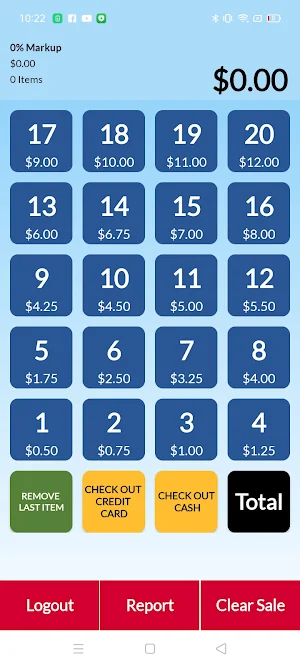Crown Variety Cash Register Screenshot 1