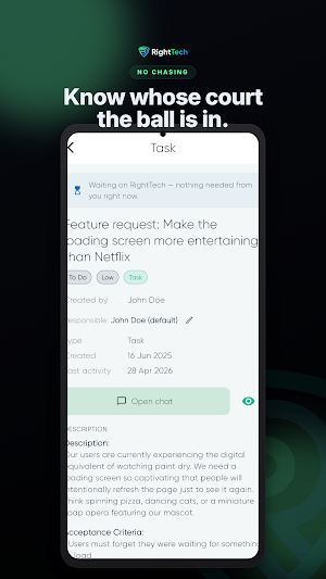 RightTech Client Dashboard Screenshot 1