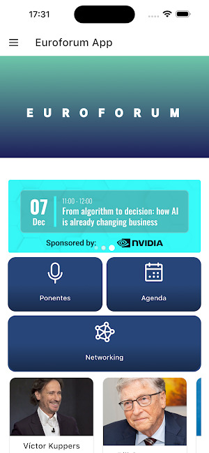 Euroforum App Screenshot 1