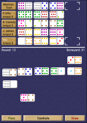 Mexican Train Dominoes Screenshot 1