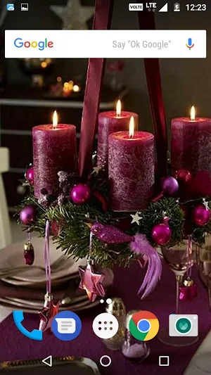 Candles Wallpaper HD Screenshot 1