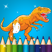 Dinosaur Colors By number Book