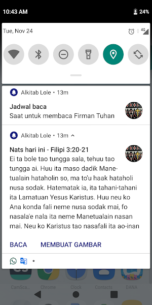 Lole Bible App Screenshot 1