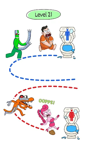 Toilet Rush Race - Maze Run Screenshot 0