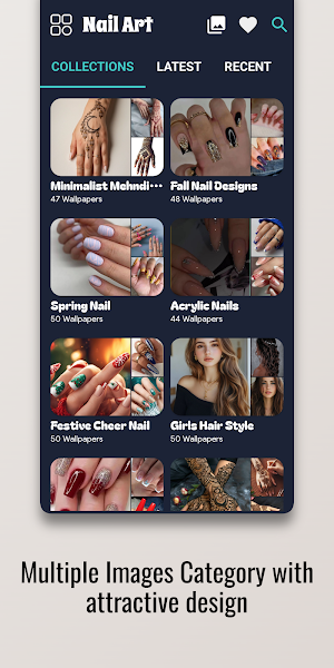 Festive Cheer Nail Art Design Screenshot 2